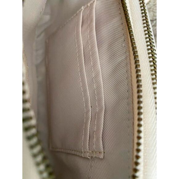 COACH PEBBLE LEATHER‎ ALL STUD GROMMETS CROSSBODY BAG NWOT DOUBLE ZIPPER SMALL - Picture 14 of 15